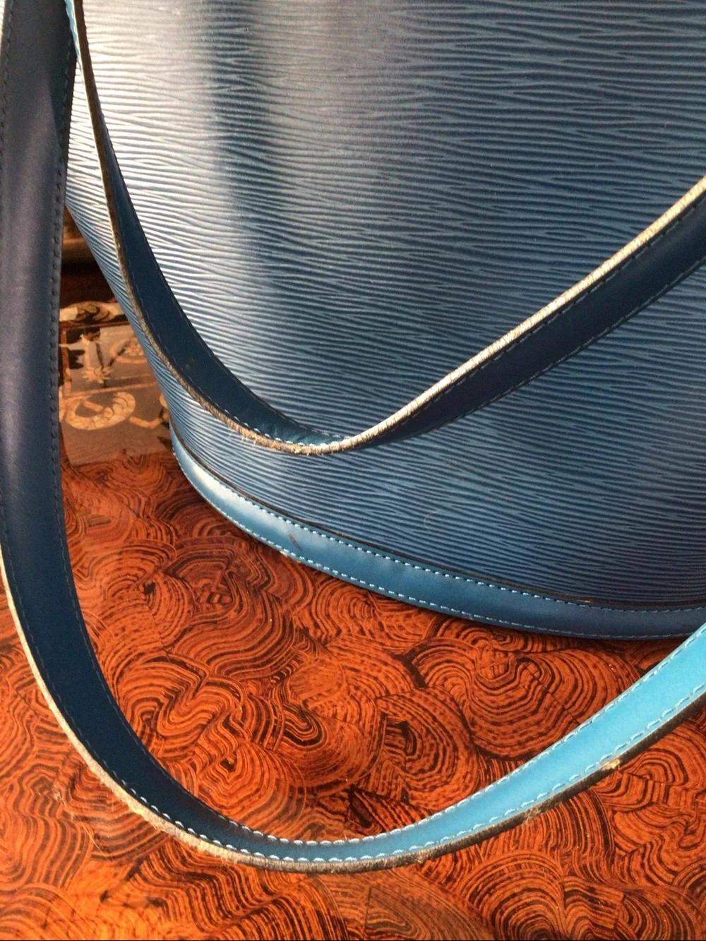 Louis Vuitton St Jacques Blue Tote Bag